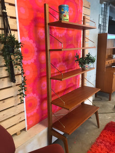 Deens ontwerp vintage teak boekenkast, jaren 60.