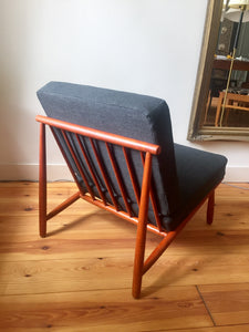 Easy Chair van Dux design door Alf Svensson rond 1955