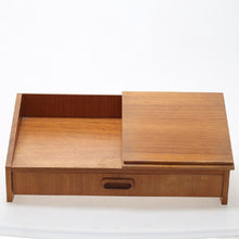 Load image into Gallery viewer, Vintage teak telefoon plankje (#22563)