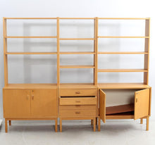 Load image into Gallery viewer, Vintage houten boekenkast in 3 delen, Zweden 1960(342)