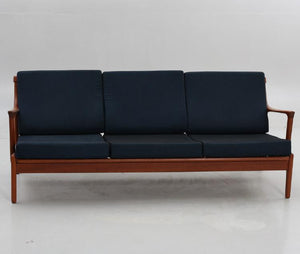 Vintage 3 zits sofa model "Kuba" van Bertil Fridhagen, Zweden 1960 (#416)