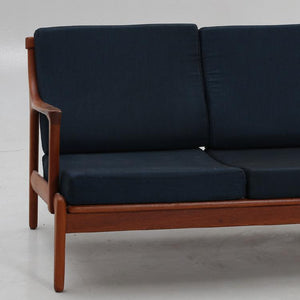 Vintage 3 zits sofa model "Kuba" van Bertil Fridhagen, Zweden 1960 (#416)
