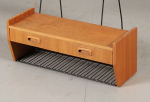 Vintage teak telefoon kastje, Zweden 1960