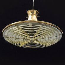 Load image into Gallery viewer, Gouden vintage hanglamp, Zweden 1960 (#213)
