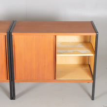 Load image into Gallery viewer, Vintage teak kast modules 3 stuks Bertil Fridhagen BODAFORS 1960