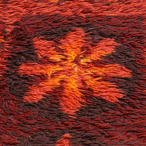 Vintage wollen vloerkleden serie van 3 st, Ryamatta  "Blomster", Wiltax, 1960