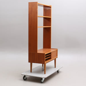 Vintage teak boekenkast jaren 60