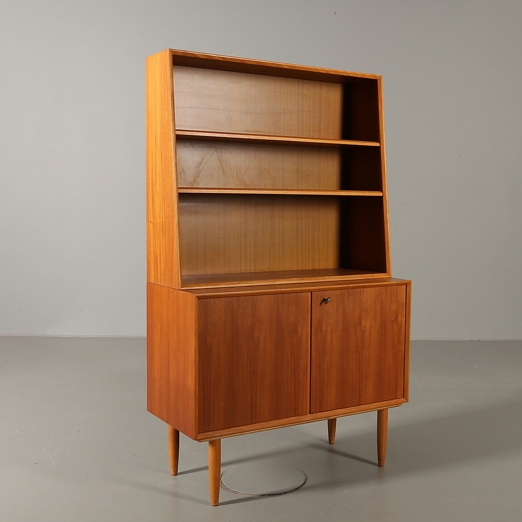 Vintage teak boekenkast jaren 60