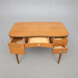 Vintage teak toilettafel. Zweden jaren 50