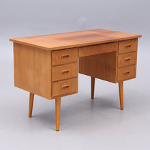 Load image into Gallery viewer, Vintage teak bureau, Zweden jaren 60