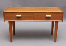 Load image into Gallery viewer, Vintage teak halkastje met 2 laden (231), zweden 1960