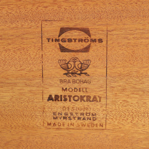 vintage teak salon tafel"Aristokrat", door Engström/Myrstrand, Tingströms