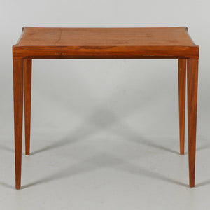 vintage teak bijzet tafeltje,Slutard Zweden 1960