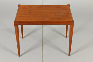 vintage teak bijzet tafeltje,Slutard Zweden 1960