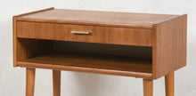 Load image into Gallery viewer, Vintage teak halkastje met lade , zweden 1960