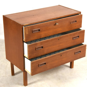 Vintage teak ladekastje Zweden 1960 (#327)