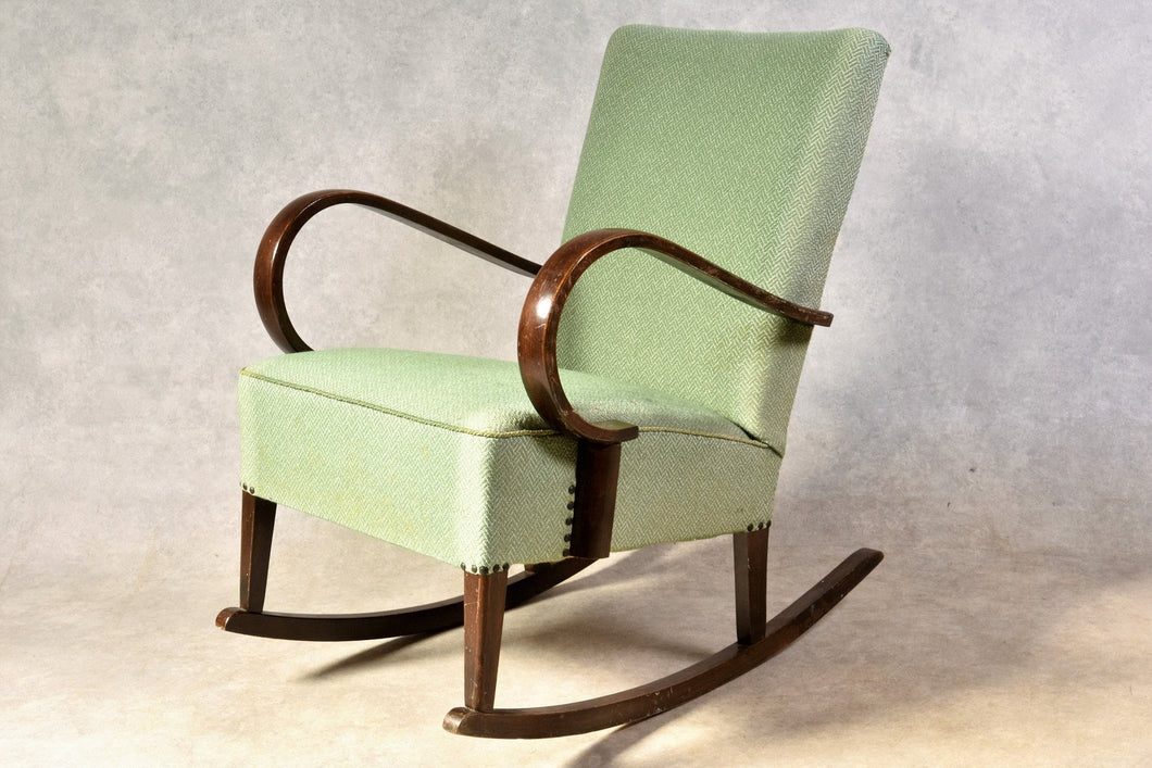 Vintage schommelstoel, Zweden 1930 (371)
