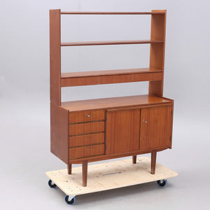 Teak vintage wand kast/roomdivider. Zweden 1960 ( 378)