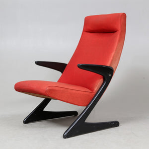 Vintage design stoel "Zäta" Bengt Ruda, voor NK, Zweden 1960 (#394)