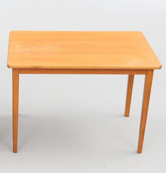 vintage teakhouten bijzet tafeltje, Zweden 1960 (22595B)