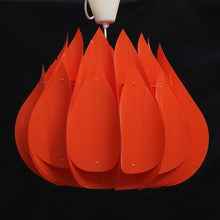 Load image into Gallery viewer, Set van twee Twee oranje hanglampen (#92).