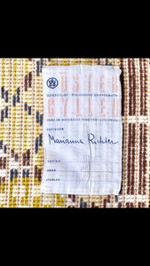 Vintage  Ryamatta  Marianne Richter  1960