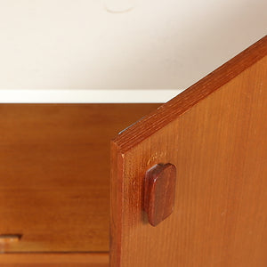 Boekenkast, teak.