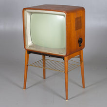 Load image into Gallery viewer, Vintage teak Philips TV